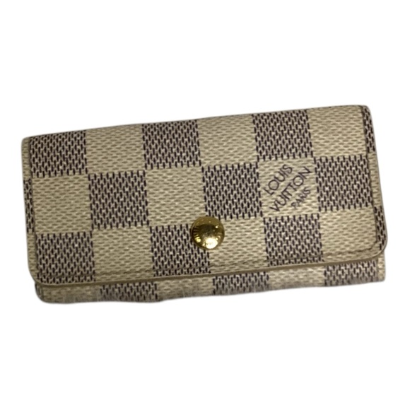 Louis Vuitton white damier key holder - Picture 5 of 6